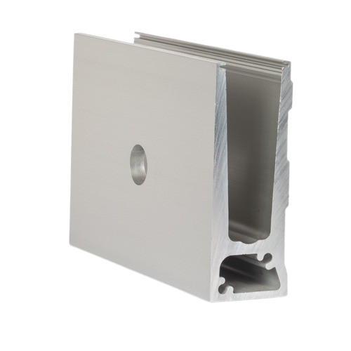 Glass profile TL-6011, L=5000mm aluminum mill finish (production tolerance quantity +/-10%) (discontinued)