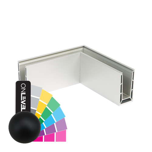 TL-6500 Corner inside/outside aluminum RAL matt