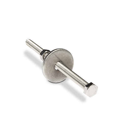 AIRFORCE mounting set M12x200mm for mounting on wood, AISI 304