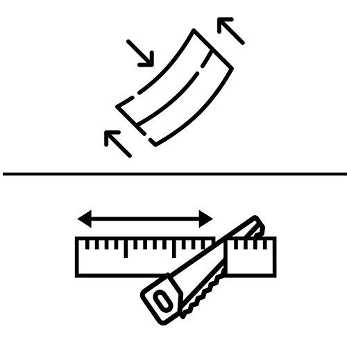 Bending and cutting glass profile Trans-Level model 6020 L=2500mm (6-10 pcs.)