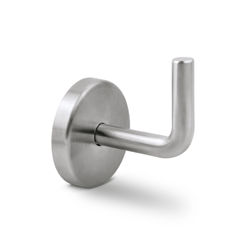 Handrail bracket with covercap connection welded, AISI 304 satined
