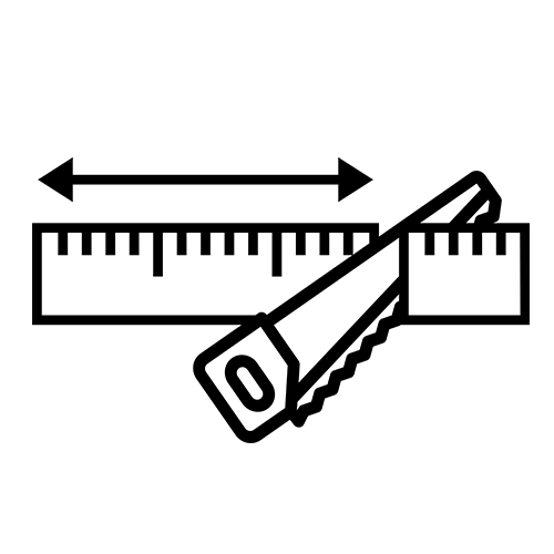 Cutting INFINITYSLIDE to size