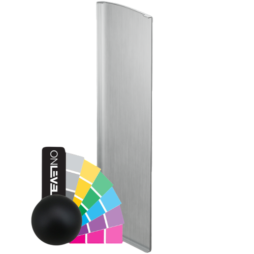 TF-3621 endcap left with covercap, aluminum RAL matt