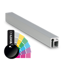 Top-cover slim with opening 3mm, L=5000mm, aluminum RAL shiny