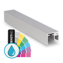 Top-cover slim with opening 10mm, L=5000mm, aluminum ARMOR RAL