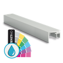 Top-cover slim with opening 15mm, L=5000mm, aluminum ARMOR RAL