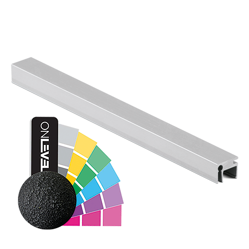 Top-cover with opening 3mm, L=5000mm, aluminum RAL structure