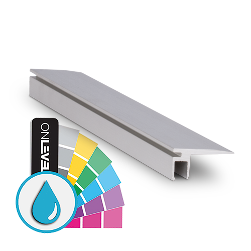 Floor-connect slim 20mm width, L=5000mm, aluminum ARMOR RAL