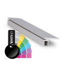 Floor-connect 20mm width, L=5000mm, aluminum RAL shiny