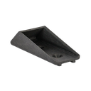 Trans-Level glass stop for all 1.0 kN glass profiles, plastic black