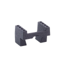 KRONOS glass carrier, bottom plastic black