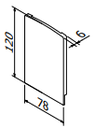 TF-3620 Profile Endcaps