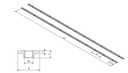 Mounting strips fixing screw - AISI 304