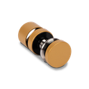 Glass adapter Ø50mm adjustable t(max)=25mm glass thickness 16.76-21.52mm, AISI 304 RAL shining (GLASS IS ADJUSTABLE WHEN ASSEMBLED)