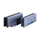 Swinger zelf-sluitend draaischarnier set glas 8-13mm max. deurgewicht 60kg voor binnen gebruik, rvs 304 geborsteld