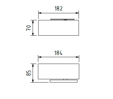 Swinger zelf-sluitend draaischarnier set glas 8-13mm max. deurgewicht 60kg voor binnen gebruik, rvs 304 RAL structuur