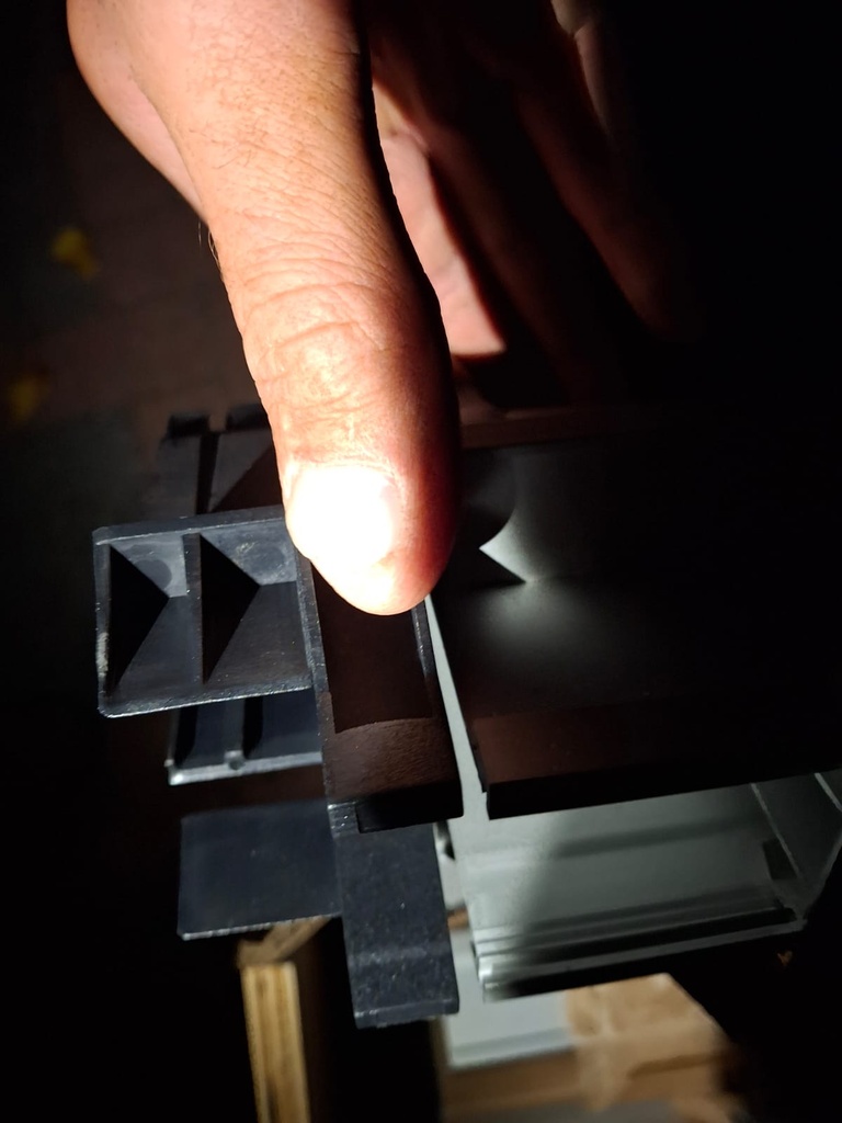 Verbinder TL-1010, plastic zwart incl. ontwatering uitgang