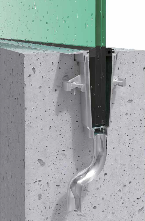 TL-1010 Verbinder incl. ontwatering uitgang plastic zwart 