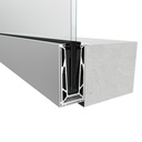 TL-6081 Afdekkap L=5000mm aluminium onbehandeld