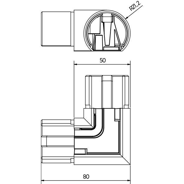 Hoeken voor wandmontage