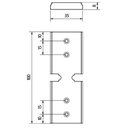 Connector glazen leuning