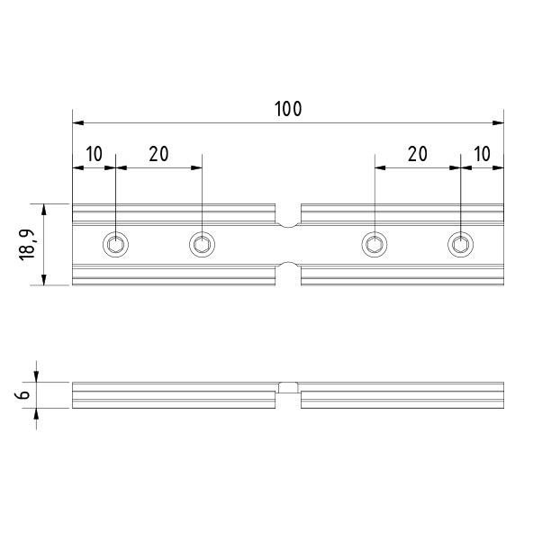 Connector Wall leuning