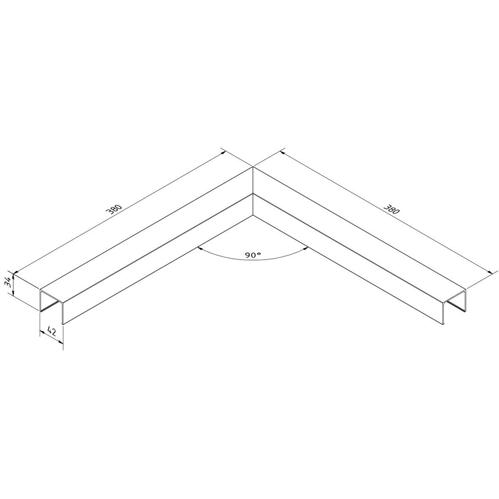 Hoeken voor wandmontage