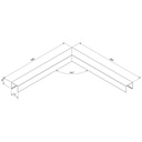 Hoeken voor wandmontage