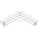 Hoeken voor glasmontage