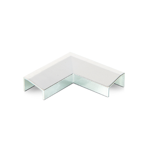 Schwallschutz Eck 90°, 10x6mm Kunststoff verchromt