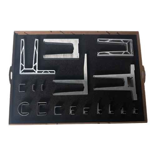 Demo box All TransLevel Systems, Handrail, Top Cover, Fixings systems