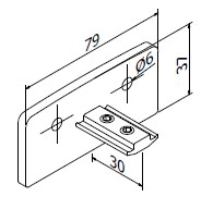 Handrail Wall Connector
