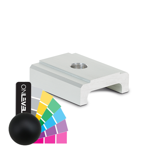 TL-6020 Spacer with anchor sealing thickness 12mm aluminum RAL matt