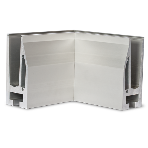 TL-5010 Inside corner 90° aluminum natural anodized