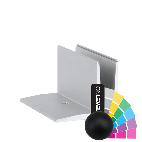 TL-3010 Glass profile L=2500mm aluminum RAL matt