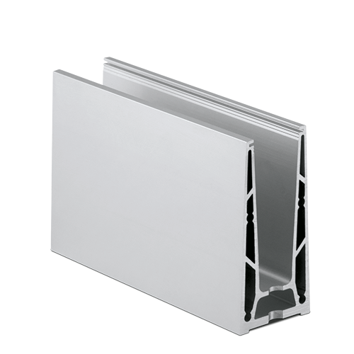 TL-6000 Glass profile  L=5000mm aluminum mill finish
