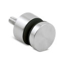 Glass adapter Ø30mm t=15mm AISI 304 satined
