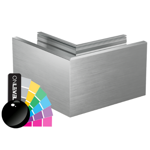 TF-3620 outside corner 90°, aluminum RAL shiny