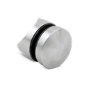 Glass adapter Ø50mm connection Ø42.4mm AISI 316 satined