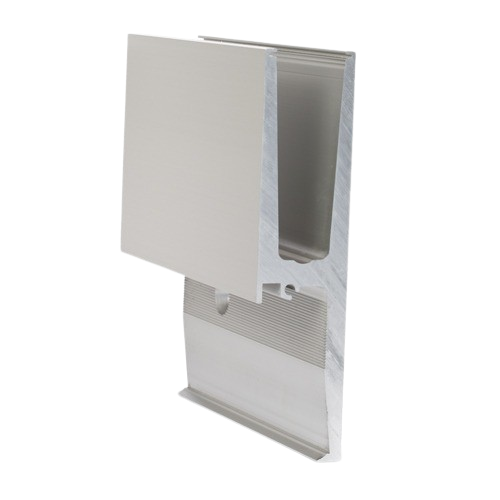 Glass profile TL-3011, L=5000mm aluminum natural anodized LIMITED QUANTITY AVAILABLE