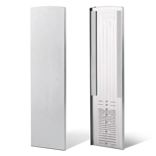 TL-6020 Endcap left/right for stairway aluminum natural anodized