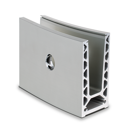 BEND-FIT TL-6021 Glass profile  L=6000mm aluminum (max. usable after bending L=5000mm)