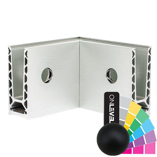 TL-6021 Inside corner 90° aluminum RAL mat