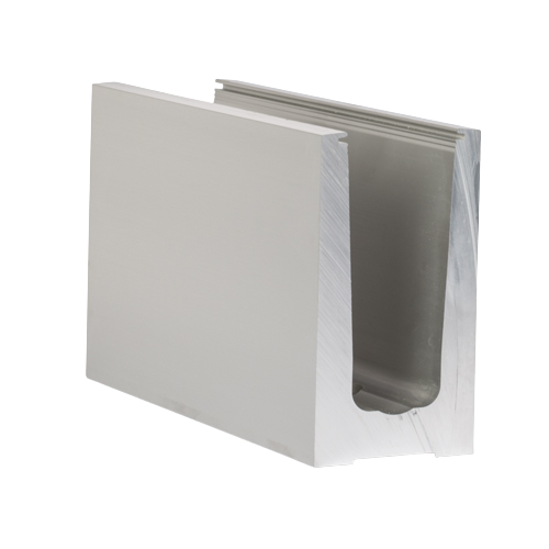 TL-6030 Glass profile L=2500mm aluminum natural anodized