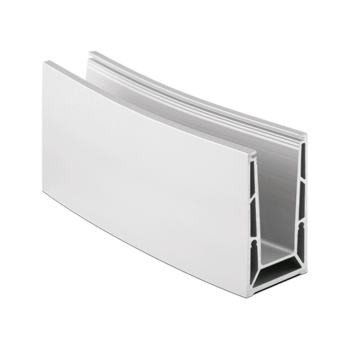 BEND-FIT TL-6500 Glass profile L=6000mm aluminum (max. usable after bending L=5000mm)