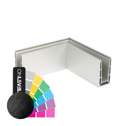 TL-6500 Corner inside/outside aluminum RAL struct.