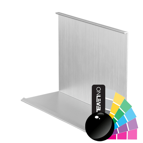 TL-6501 Covercap L=5000mm alum. RAL shiny