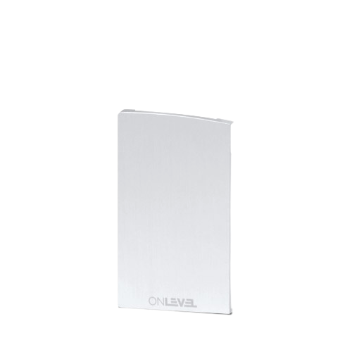 TL-6501 Endcap left with covercap aluminum mill finish