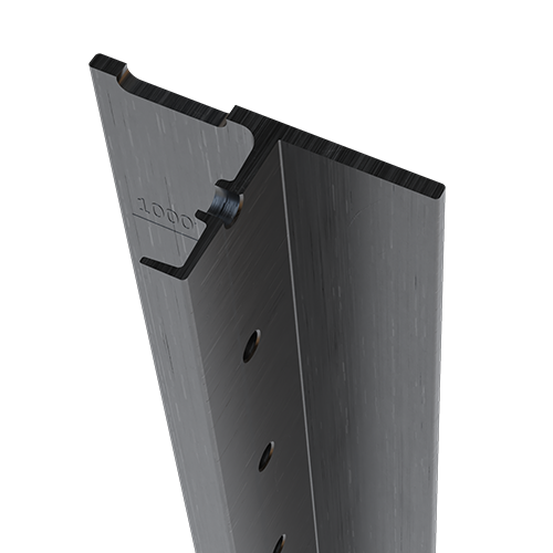 SKYFORCE-Side T-mounting strip L=1100mm, aluminum mill finish