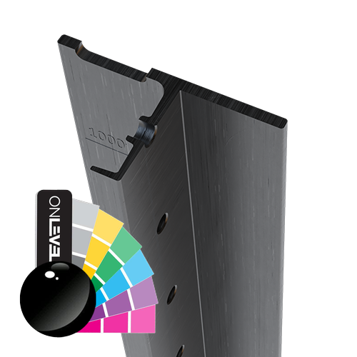 SKYFORCE-Side T-mounting strip L=1100mm, alum. RAL shiny